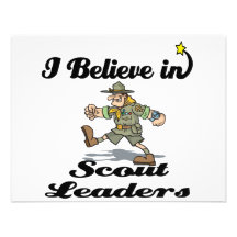 i believe in scout leaders personalized announcements