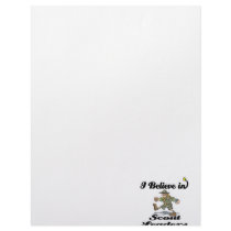 i believe in scout leaders letterhead design