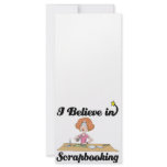 i believe in scrapbooking rack card design