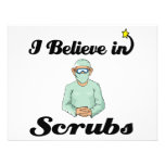 i believe in scrubs custom invitations