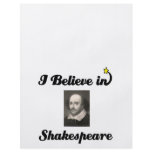 i believe in shakespeare flyer design