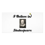 i believe in shakespeare picture card