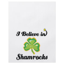 i believe in shamrocks flyer design