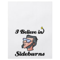 i believe in sideburns flyer