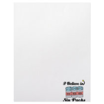 i believe in six packs personalized letterhead