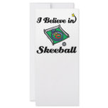 i believe in skeeball rack card