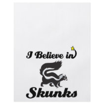 i believe in skunks flyer design