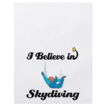i believe in skydiving personalized flyer