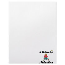 i believe in slobs customized letterhead