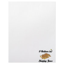 i believe in sloppy joes custom letterhead