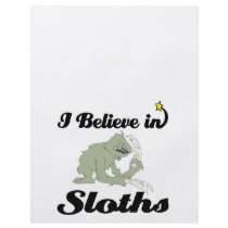 i believe in sloths personalized flyer