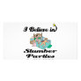 i believe in slumber parties photo cards