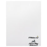 i believe in smelly shoes customized letterhead