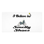 i believe in smelly shoes photo greeting card