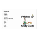 i believe in smelly socks business card template