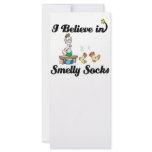 i believe in smelly socks rack cards