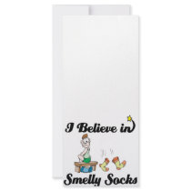 i believe in smelly socks rack cards