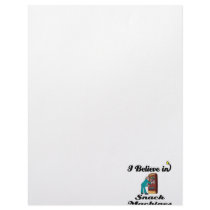 i believe in snack machines letterhead design