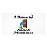 i believe in snack machines photo card template