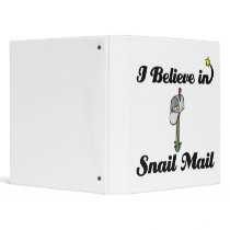 i believe in snail mail binders