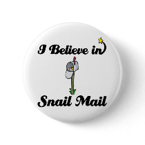 i believe in snail mail pinback buttons
