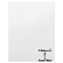i believe in snail mail letterhead