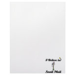 i believe in snail mail letterhead