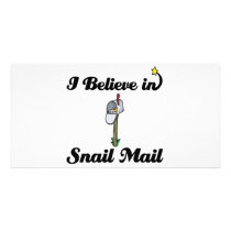 i believe in snail mail photo cards