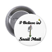 i believe in snail mail pinback buttons