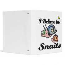 i believe in snails vinyl binder