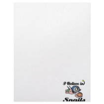 i believe in snails customized letterhead