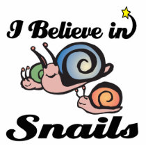 i believe in snails photo sculptures
