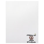 i believe in soft pretzels letterhead template