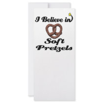 i believe in soft pretzels rack cards