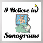 i believe in sonograms posters
