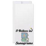 i believe in sonograms rack card