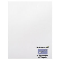 i believe in spoonful of sugar personalized letterhead