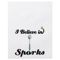i believe in sporks personalized flyer