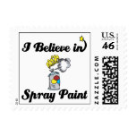i believe in spray paint postage