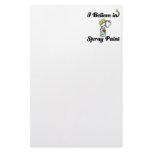 i believe in spray paint customized stationery
