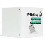 i believe in spring break vinyl binders