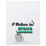 i believe in spring break flyer