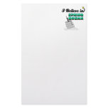 i believe in spring break customized stationery