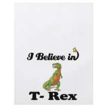 i believe in t-rex flyer design