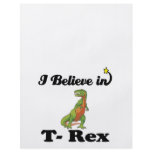 i believe in t-rex flyer design