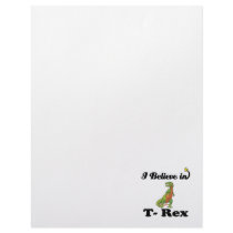 i believe in t-rex letterhead template