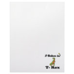 i believe in t-rex letterhead template