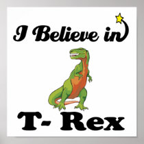 i believe in t-rex print