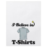 i believe in t-shirts flyer design
