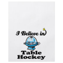 i believe in table hockey personalized flyer